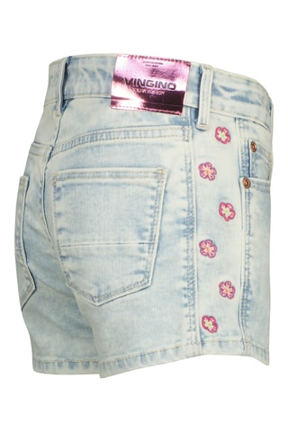 Calções de ganga - Azul-claro