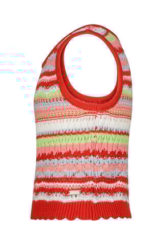 Camisola de alças - Vermelho e rosa