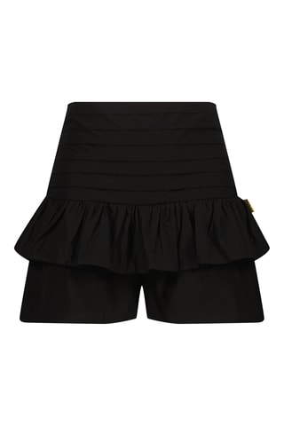 Calções de cintura subida- Preto