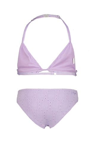 Biquíni em bordado inglês - Malva