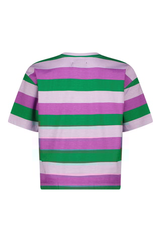 T-shirt - Violeta e verde