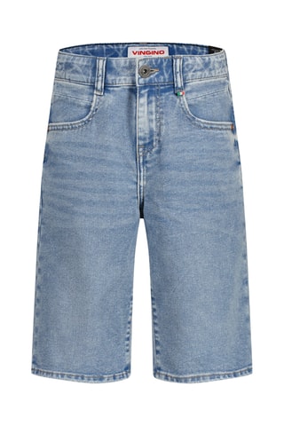 Calções de ganga - Azul-escuro