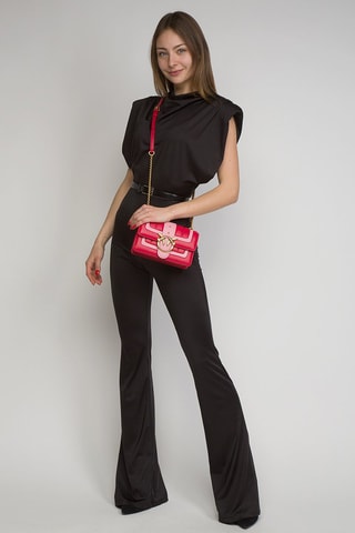 Bolso de piel - Rojo y rosa