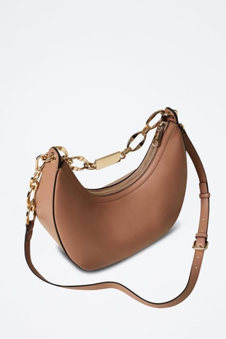 Bolso de piel - Marrón claro