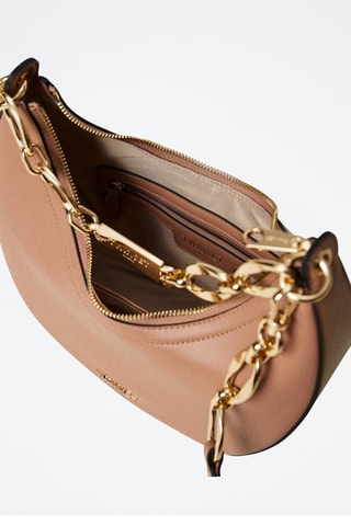 Bolso de piel - Marrón claro