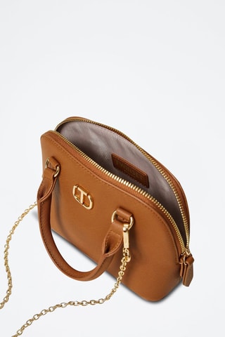 Bolso de piel - Marrón claro