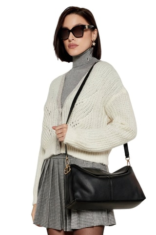 Bolso de piel - Negro