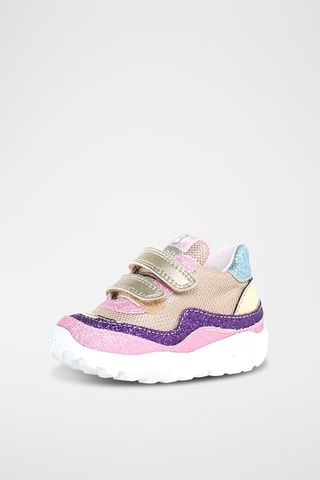 Zapatillas Amantea - Beige y rosa