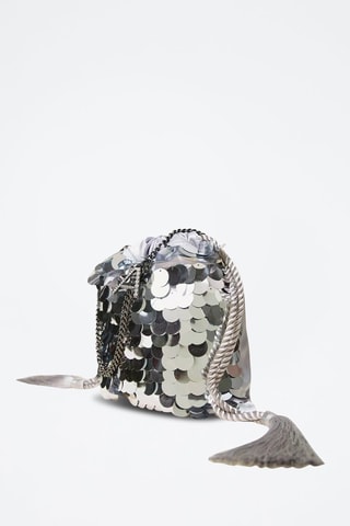 Bolso saco - Plateado