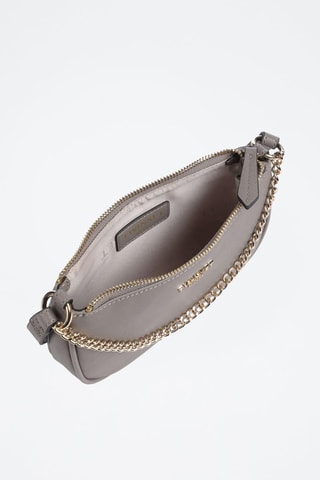 Bolso de piel - Gris claro