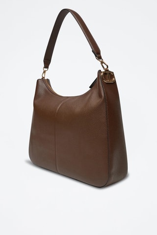 Bolso de piel - Marrón oscuro