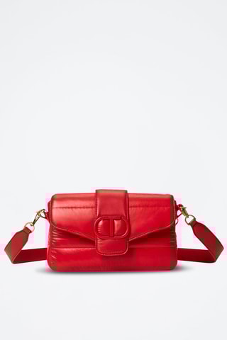 Bandolera de piel - Rojo