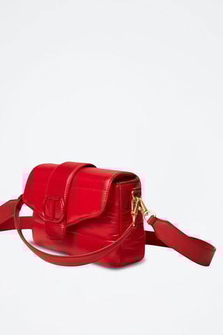 Bandolera de piel - Rojo