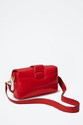 Bandolera de piel - Rojo