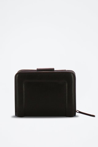 Cartera de piel - Negro