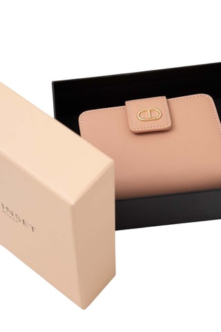 Cartera de piel - Rosa