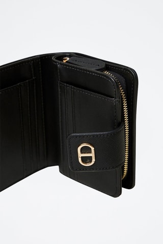 Cartera de piel - Gris