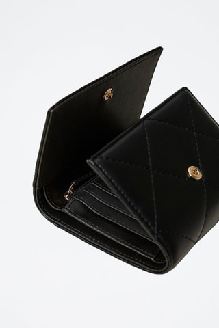 Cartera de piel - Negro