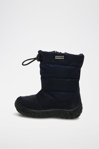 Botas de nobuk forradas - Azul marino