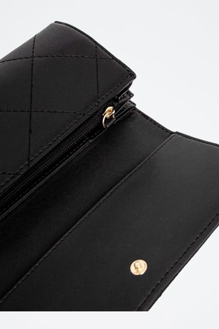 Cartera de piel - Negro