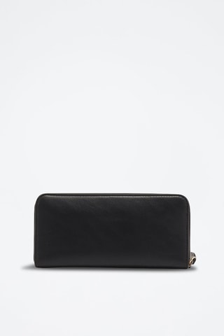 Cartera de piel - Negro
