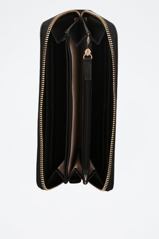 Cartera de piel - Negro