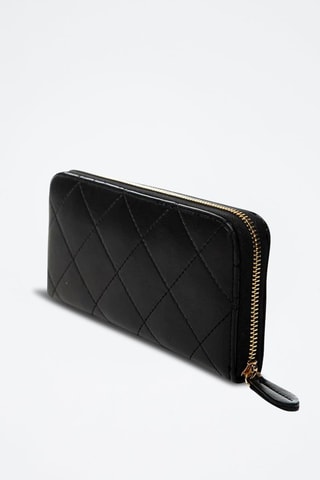 Cartera de piel - Negro