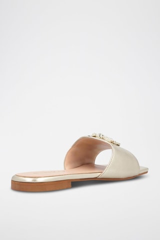 Sandalias de piel caprina - Dorado