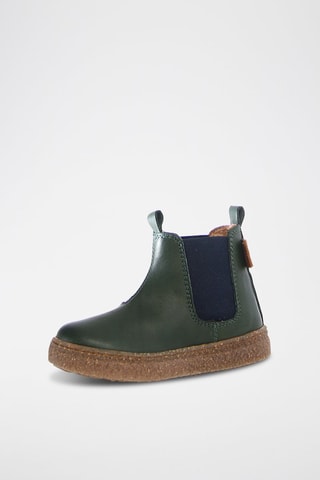 Botines Chelsea de piel napa Figus - Verde oscuro