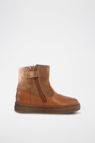 Botines de piel napa forrados Alpina - Camel