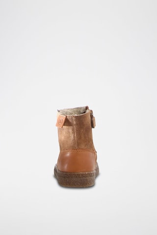 Botines de piel napa forrados Alpina - Camel