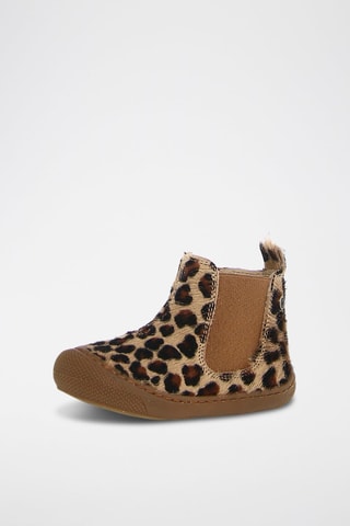 Paardenleren Enkellaarzen Sally - Beige