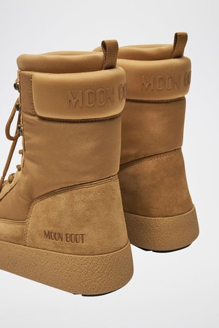 Botines de piel Ltrack combat - Camel