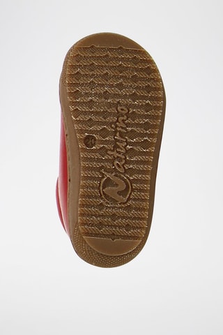 Zapatillas de piel bovina forradas - Rojo