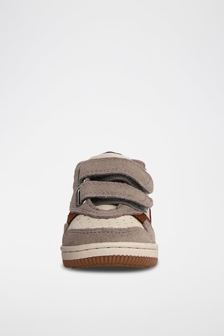 Zapatillas de piel Klip 3 Vl - Topo y crudo