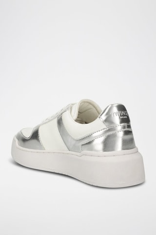 Zapatillas de piel - Blanco