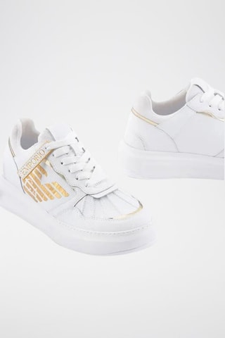 Zapatillas de piel - Blanco