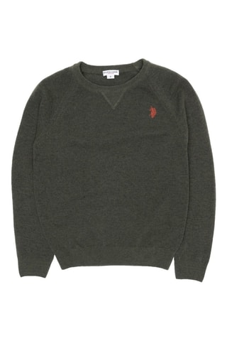 Jersey de lana - Caqui oscuro