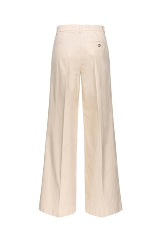 Pantalón wide leg - Beige