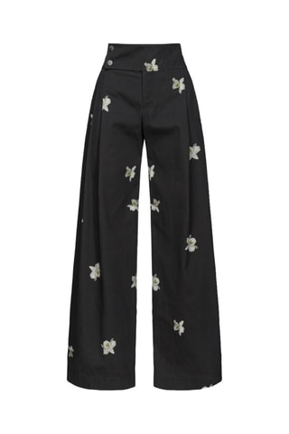 Pantalón wide leg - Negro