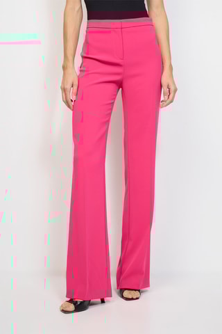 Pantalon taille haute - Fuchsia