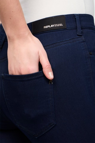 Pantalón skinny fit New Luz - Azul oscuro