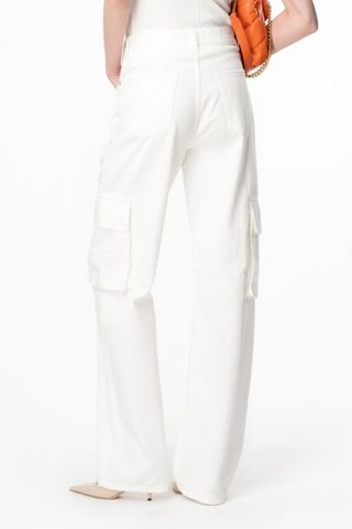 Pantalón cargo - Blanco