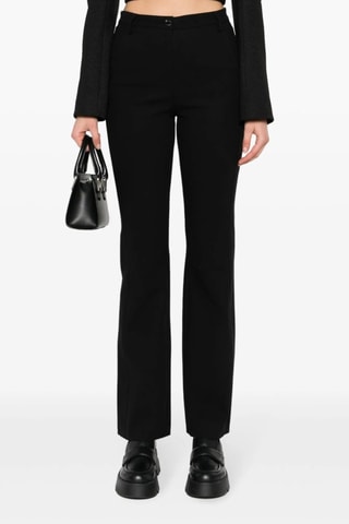 Pantalón recto - Negro