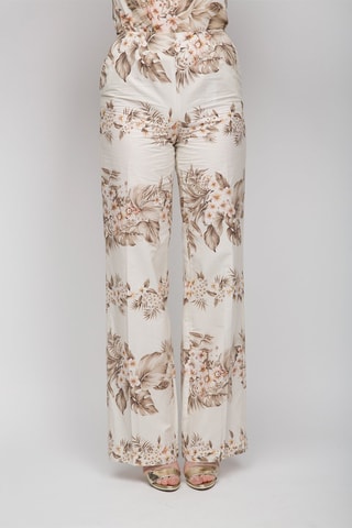 Pantalón de tiro alto - Beige