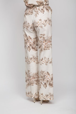 Pantalón de tiro alto - Beige