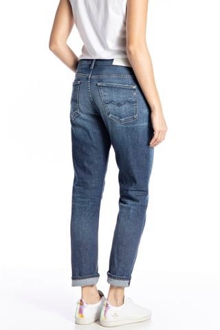 Vaquero slim fit Boyfit Marty - Azul