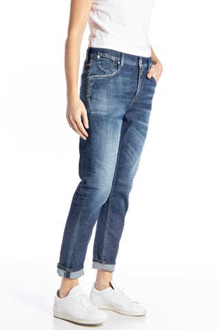 Vaquero slim fit Boyfit Marty - Azul