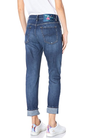 Vaquero slim fit Boyfit Marty - Azul