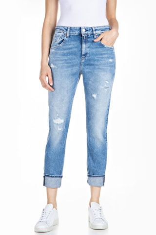 Vaquero slim fit Boyfit Marty - Azul